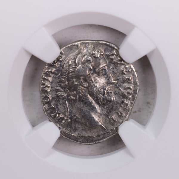 Roman Empire., A.D., 138-161., NGC Certified Extra Fine., Store# AT0009