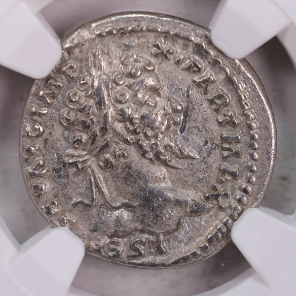 Roman Empire., A.D., 193-211., NGC Certified Extra Fine., Store# AT0011