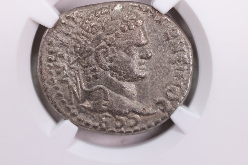 Roman Provincial., A.D., 198-217., NGC Certified Extra Fine., Store