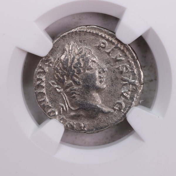 Roman Empire., A.D., 198-217., NGC Certified Very Fine., Store# AT0014