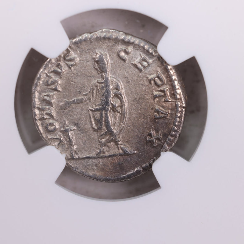 Roman Empire., A.D., 198-217., NGC Certified Very Fine., Store