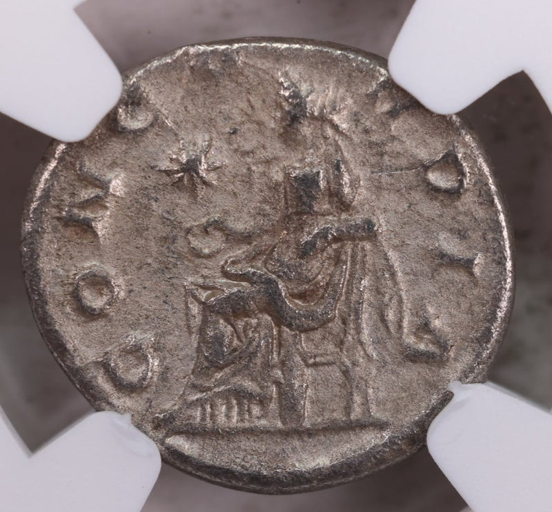 Roman Empire., A.D., 219-220., NGC Certified Very Fine., Store