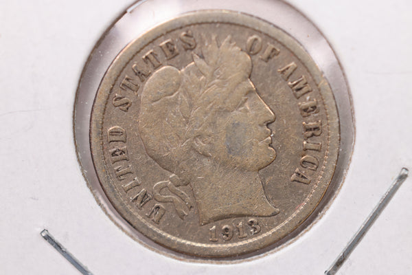 1913 Barber Silver Dime., Fine., Store Sale #19623