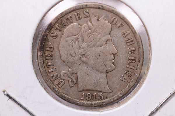 1915 Barber Silver Dime., Fine., Store Sale #19665