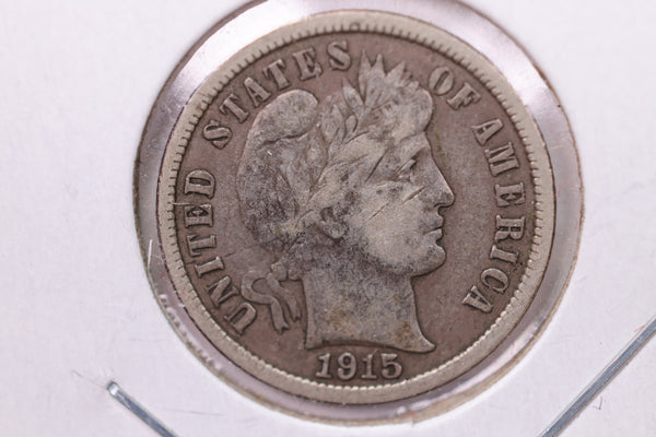 1915-S Barber Silver Dime., V.F., Store Sale #19670