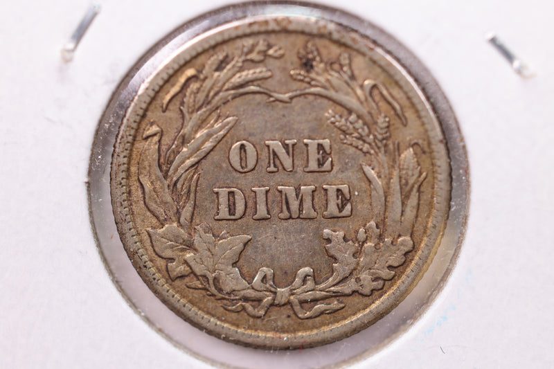 1916 Barber Silver Dime., V.F., Store Sale