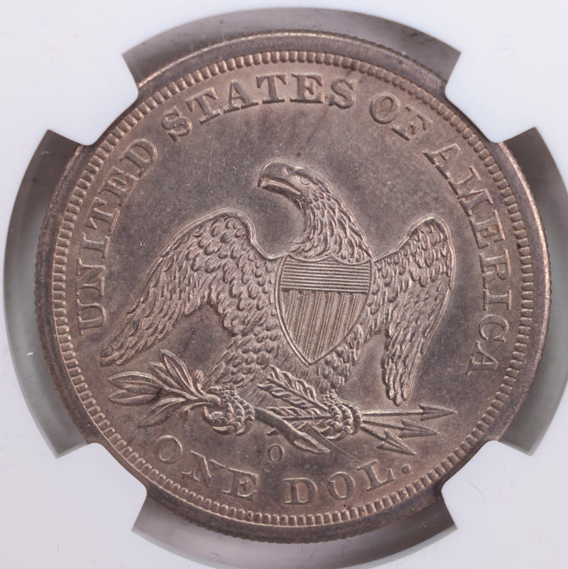 1859-O Seated Liberty Dollar., NGC MS-64., Great Coin., Store