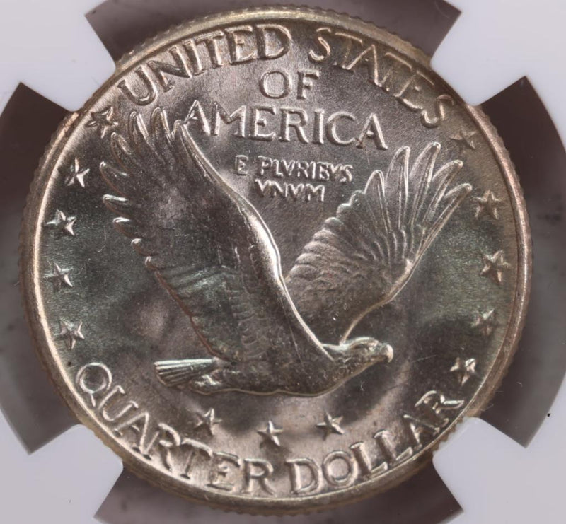 1929 Standing Liberty Quarter., 'Full Head'., NGC MS-66., Store