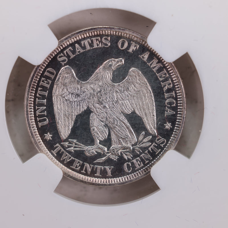 1878 Twenty Cent Piece., "PROOF STRIKE"., NGC PF-65 Cameo., Store