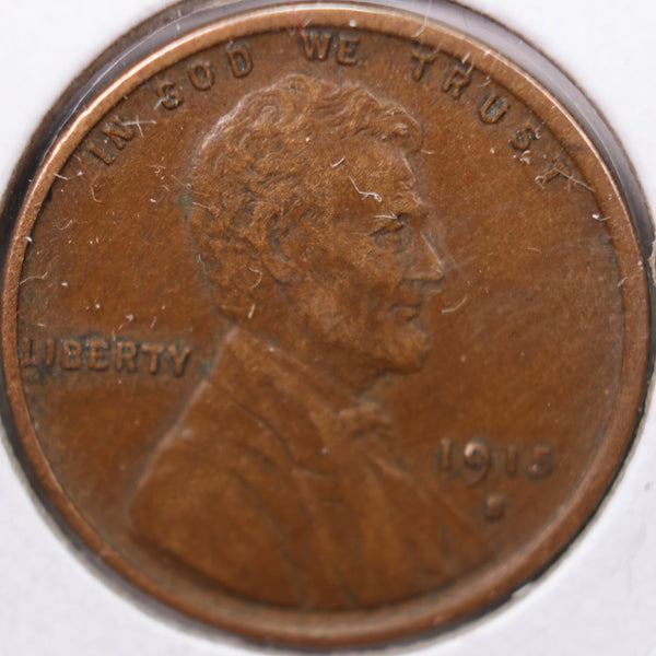 1915-S Lincoln Wheat Cent, Very Fine Circulated Coin, Store #CT0232