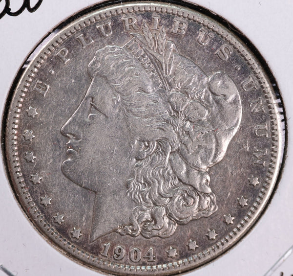 1904-S Morgan Silver Dollar, Cleaned VF Details, Store #23080685