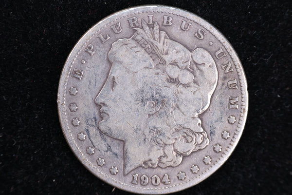 1904-S Morgan Silver Dollar, Affordable Circulated Coin, Store #23080688