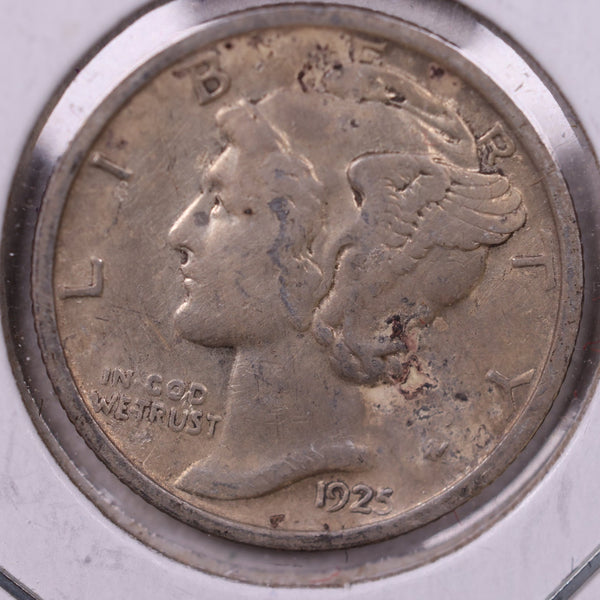 1925 Mercury Silver Dime., Very Fine, Store  #19865