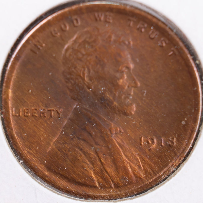 1918 Lincoln Wheat Cent, About Uncirculated Coin, Store