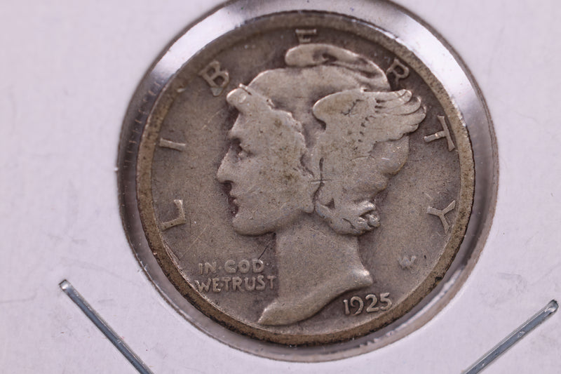 1925 Mercury Silver Dime., Fine, Store