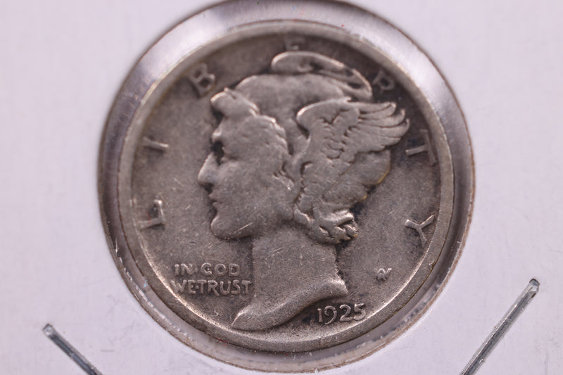 1925 Mercury Silver Dime., Fine, Store