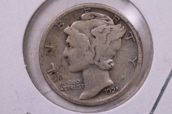 1925-D Mercury Silver Dime., Very Fine, Store  #19872