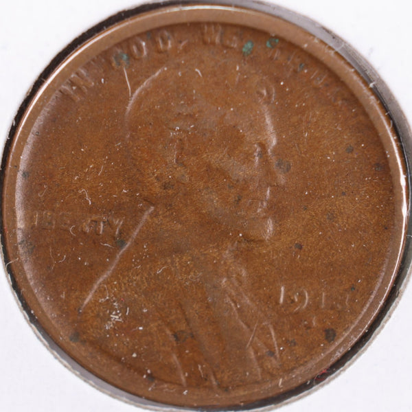 1918-S Lincoln Wheat Cent, Extra Fine Circulated Coin, Store #CT0286