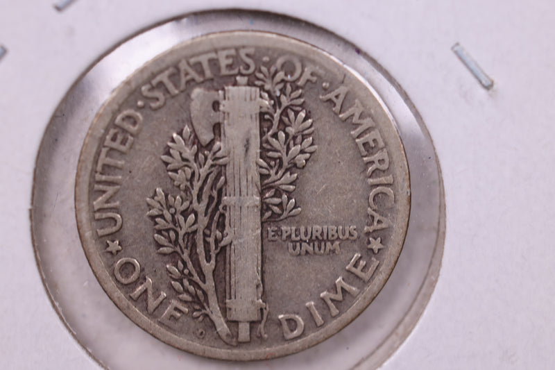 1925-D Mercury Silver Dime., Fine, Store