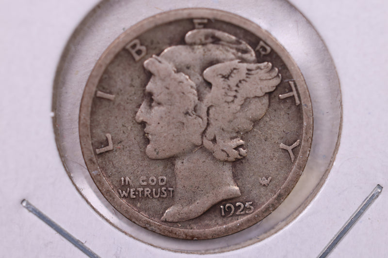 1925-S Mercury Silver Dime., Fine., Store