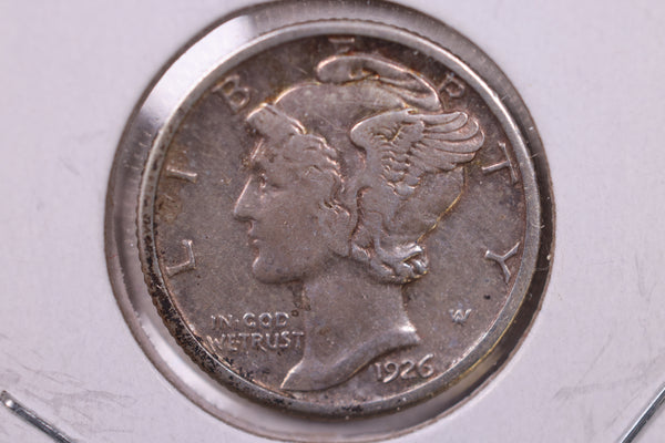 1926 Mercury Silver Dime., Very Fine., Store  #19887