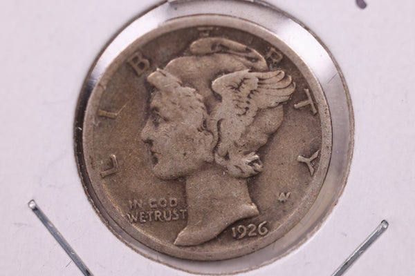 1926 Mercury Silver Dime., Fine., Store  #19888