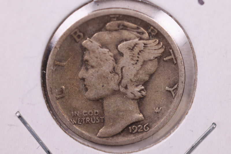 1926 Mercury Silver Dime., Fine., Store