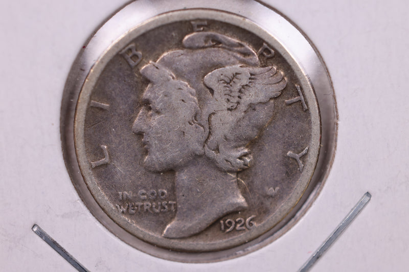 1926 Mercury Silver Dime., Fine., Store