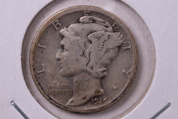 1926-S Mercury Silver Dime., Fine., Store  #19892