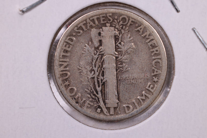 1930-S Mercury Silver Dime., Fine., Store