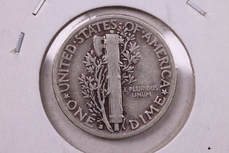 1930-S Mercury Silver Dime., Fine., Store