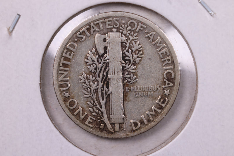 1930-S Mercury Silver Dime., Fine., Store