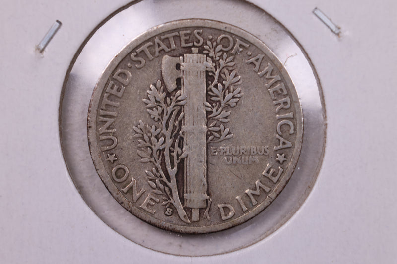 1931-S Mercury Silver Dime., Very Fine., Store