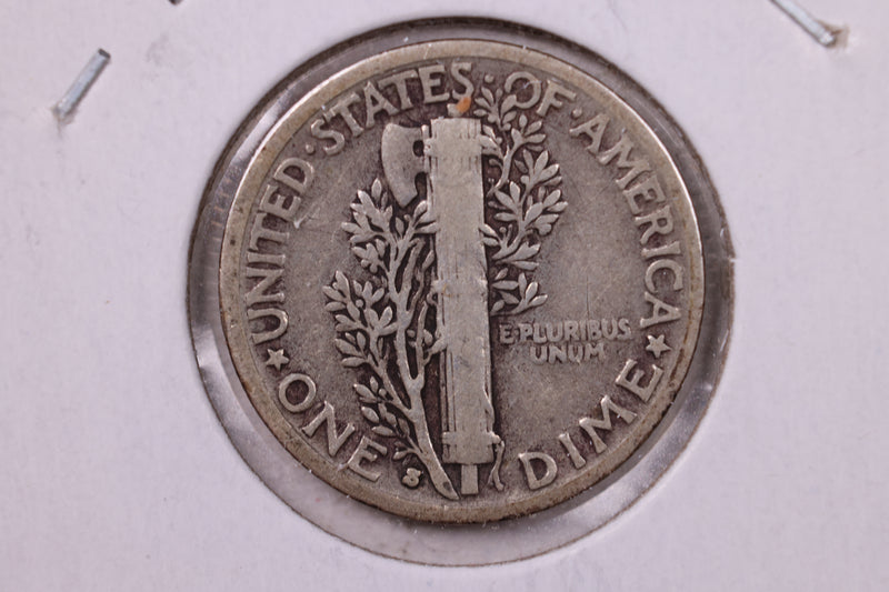 1931-S Mercury Silver Dime., Very Fine., Store