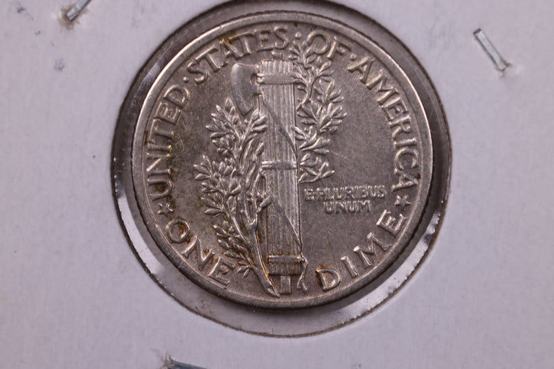 1934 Mercury Silver Dime., A.U., Store