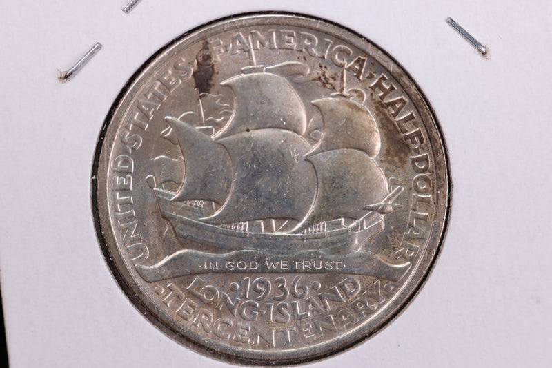 1936 Long Island Tercentenary, Silver Commemorative Half Dollar. Store