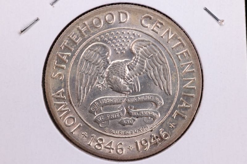 1946 Iowa Centennial, Silver Commemorative Half Dollar. Store