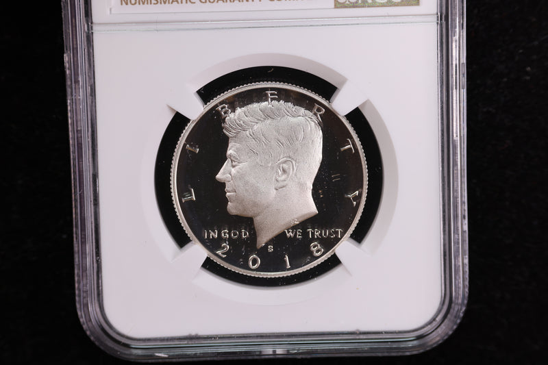 2018-S Kennedy Silver Proof Half Dollar, NGC Certified. Store