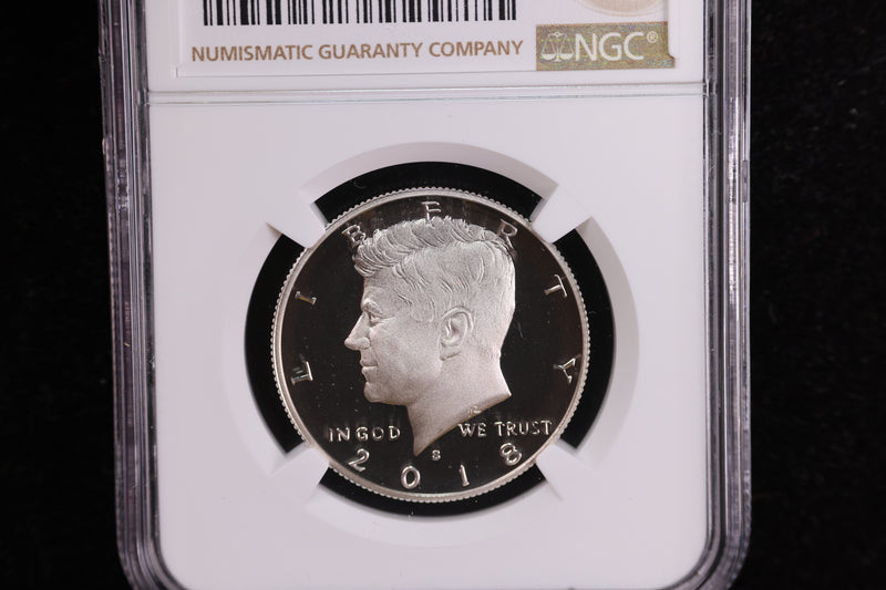 2018-S Kennedy Silver Proof Half Dollar, NGC Certified. Store