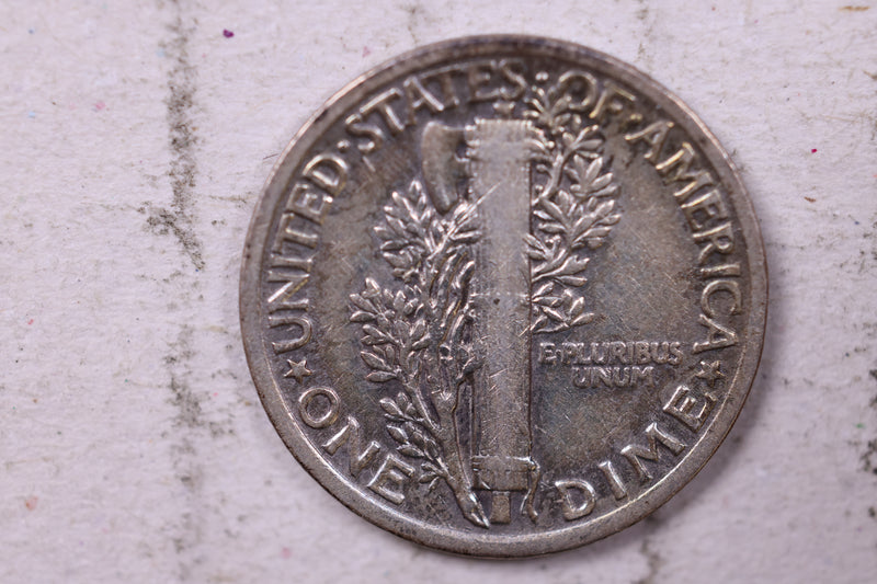 1919 Mercury Silver Dime., Fine., Store