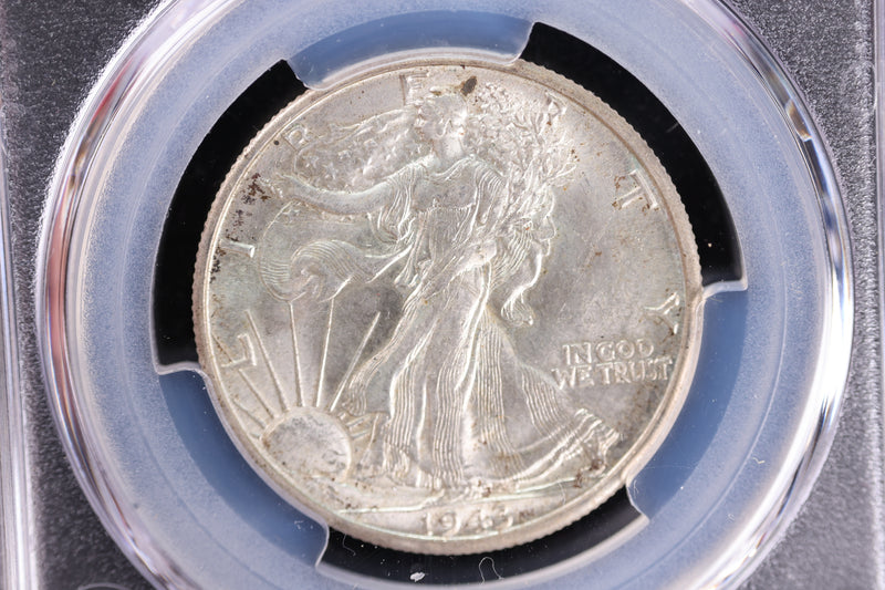 1943-D Walking Liberty Half Dollar, PCGS MS-64.  Store