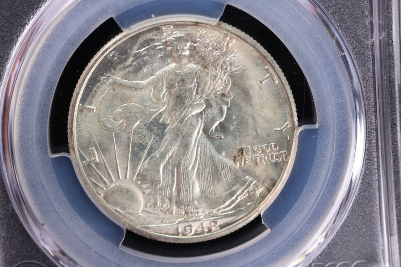 1942-D Walking Liberty Half Dollar, PCGS MS-64.  Store