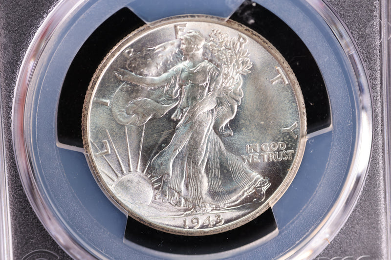 1943-S Walking Liberty Half Dollar, PCGS MS-64.  Store