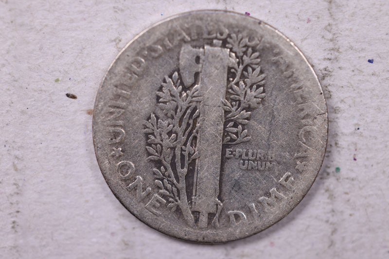 1921 Mercury Silver Dime., Good., Store