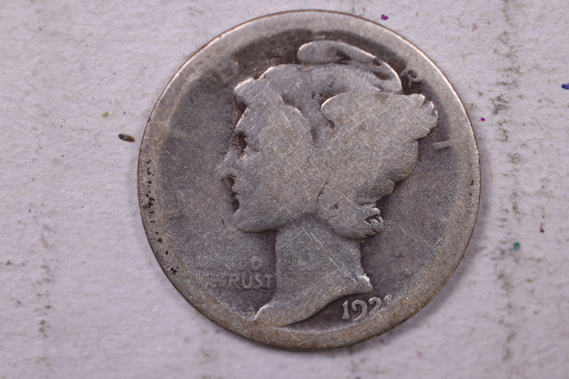 1921 Mercury Silver Dime., Good., Store