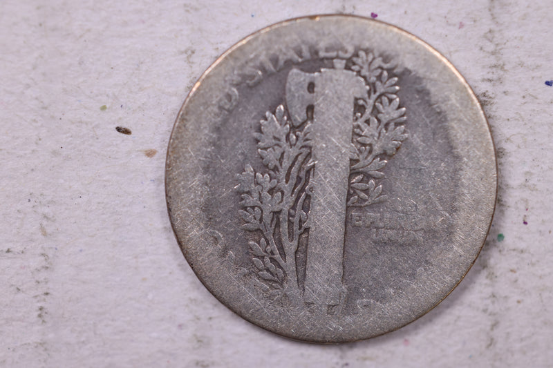 1921 Mercury Silver Dime., Good., Store