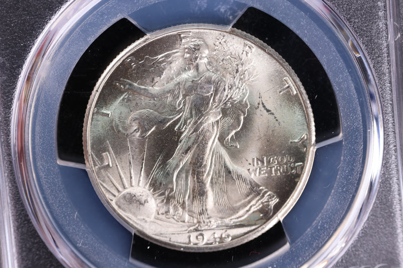 1946-D Walking Liberty Half Dollar, PCGS MS-64.  Store