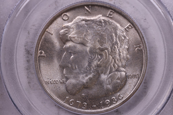 1936 Elgin Silver Half Dollar Commemorative., PCGS MS65., Store #512