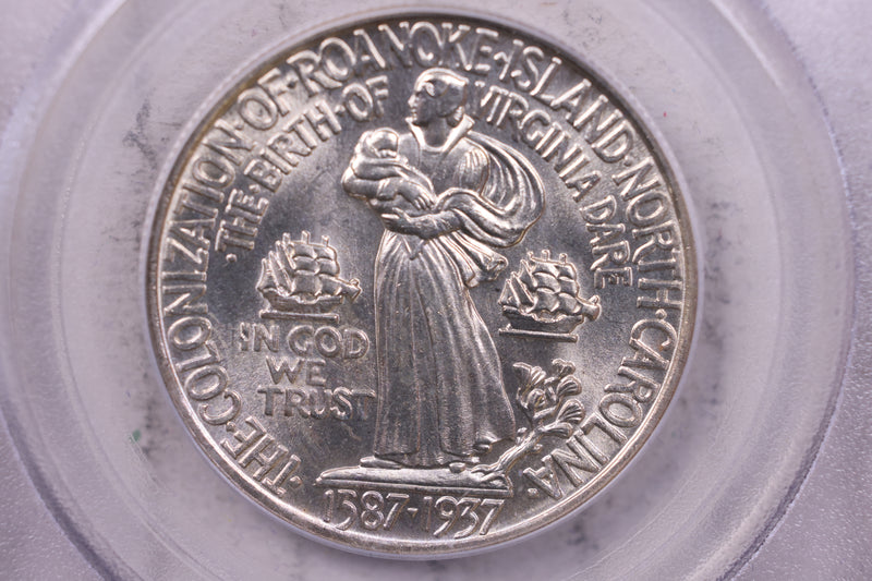 1921 Roanoke Silver Half Dollar Commemorative., PCGS MS-64.,