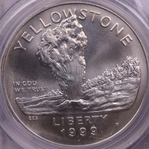 1999-P Yellowstone., Commemorative., PCGS MS69., Store #538